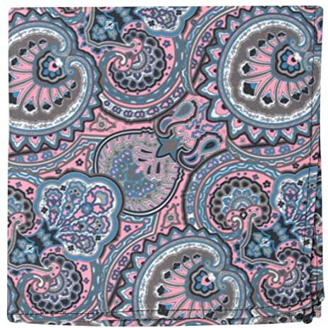 Peluche Elegant Floral Pink Pocket Square