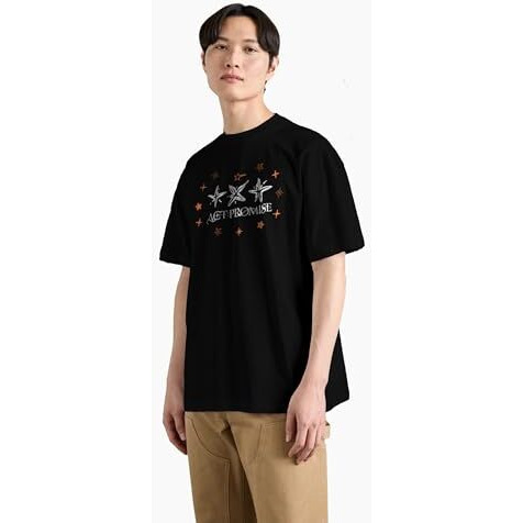 The Korhean Store Txt Act Promise Tour Printed Regular Fit Black T Shirt For Men & Women (In, Alpha, S, Regular, Black)