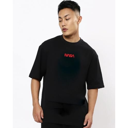 Bewakoof Men T-Shirt 1025144 Black L