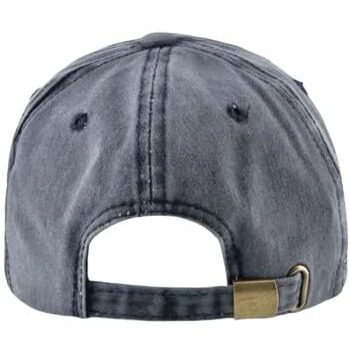 Handcuffs Unisex Denim Cap Lightweight Sports Cap With Adjustable Strap Free Size Summer Casual Hats (Blue)