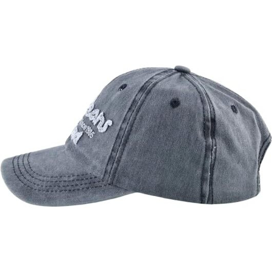 Handcuffs Unisex Denim Cap Lightweight Sports Cap With Adjustable Strap Free Size Summer Casual Hats (Blue)