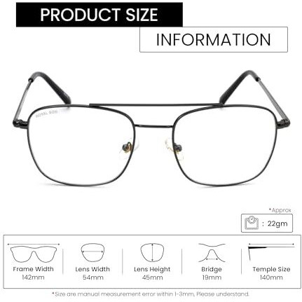 Royal Son Day And Night Men's And Women's Sunglasses (Rs0023Sf|50|Transparent Lens)