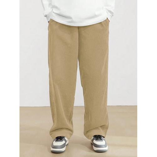 Shienzy Men's Relaxed Sweatpants (1649_Corduroy Pant_Chiku
