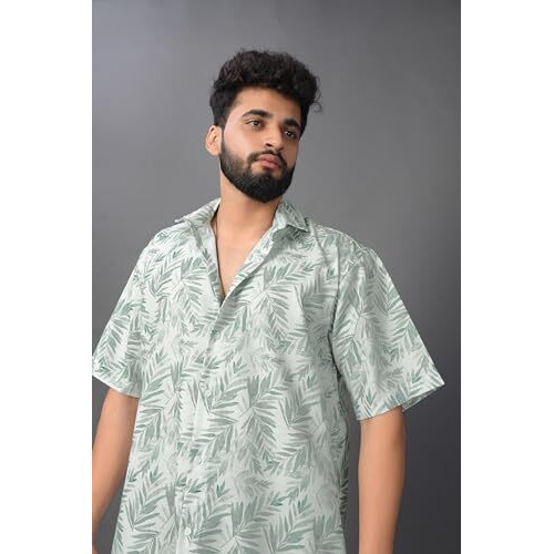 Brown Culture Half Sleeve Relaxed Fit Men's Casual Shirt | Cotton Blend Oversized Shirt For Man || Men Shirt Casual || Men's Half Sleeve Shirts For Men Shirt For Men - Xl