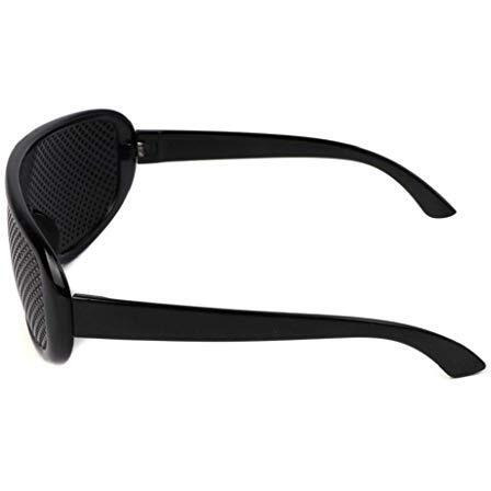 Rockoshop Effective Eyesight Improvement Vision Correction Pinhole Glasses For Myopia Astigmatism Amblyopia Treatment With Hard Case