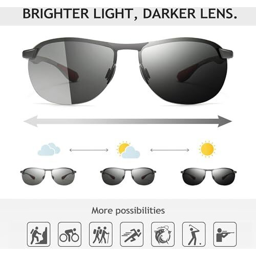 Sungait Popular Aviator Polarized Sunglasses For Men Driving Golf Al-Mg Alloy Temple Spring Hinge Uv400 Sgt302-Qbs In