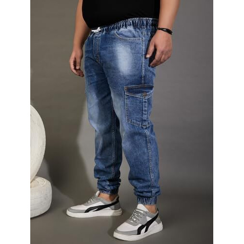 Bigbanana Men's Regular Fit Jeans (Imperial,Blue,8Xl)