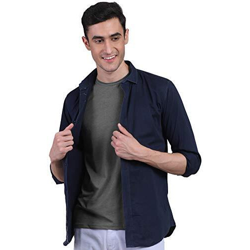 Freecultr Men's Bamboo Undershirt Anti Microbial Anti Odor Breath Tech Super Soft & Comfort Fit Lounge Wear And Sleep Wear T-Shirt - Size Xl Pack Of 1-Charcoal