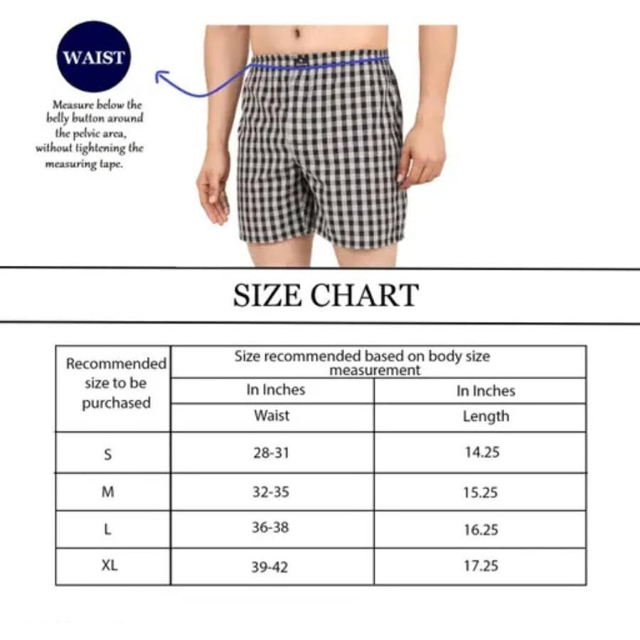 Raploch Mens Boxers/Shorts (Xl) - Cotton Printed Regular Fit Solid Soft And Durable Boxer Shorts Multicolour