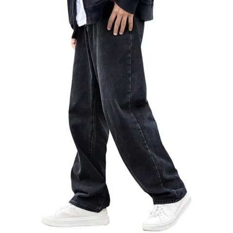 Tagas Men's Baggy Loose Fit Jeans (Mdj-2-Black- Black_30)
