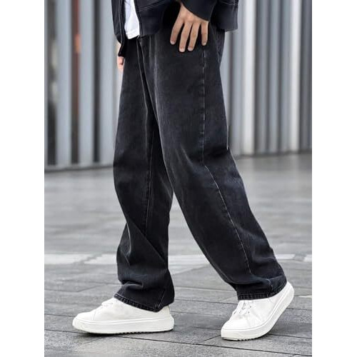 Tagas Men's Baggy Loose Fit Jeans (Mdj-2-Black- Black_30)