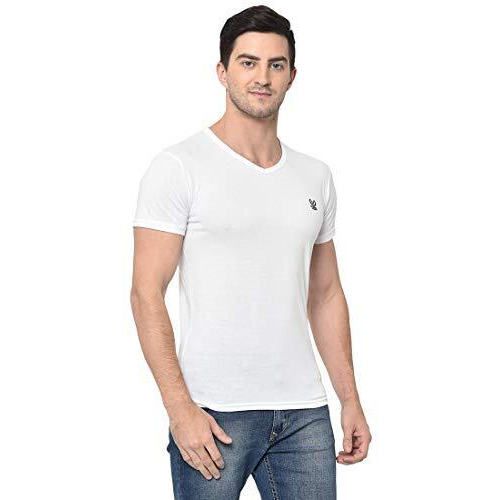 Vimal Jonney Regular Fit Black Mens Tshirts(Pack Of 1) Vimal63022