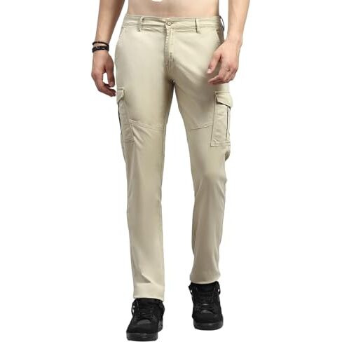 Monte Carlo Mens Beige Solid Cargo (2240861473Cf-1-34)