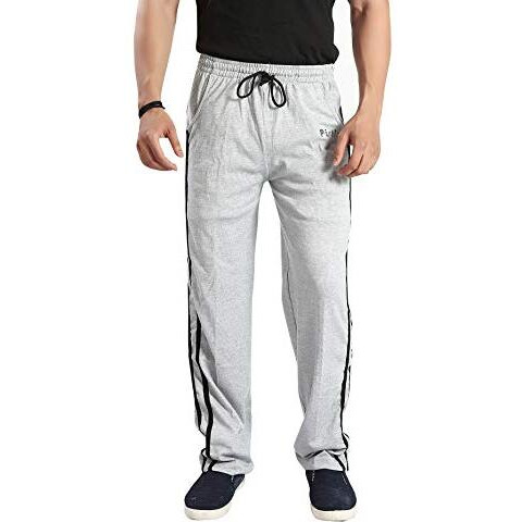 Particle Plus Size Track Pants Joggers Oversized Melange Grey For Men, Size 4Xl 3Tra2Bnmg4Xl