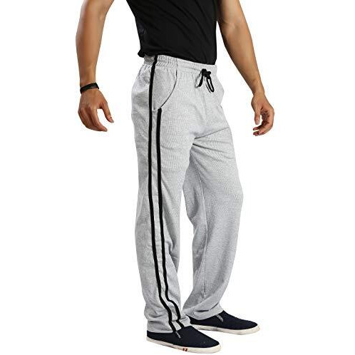 Particle Plus Size Track Pants Joggers Oversized Melange Grey For Men, Size 4Xl 3Tra2Bnmg4Xl