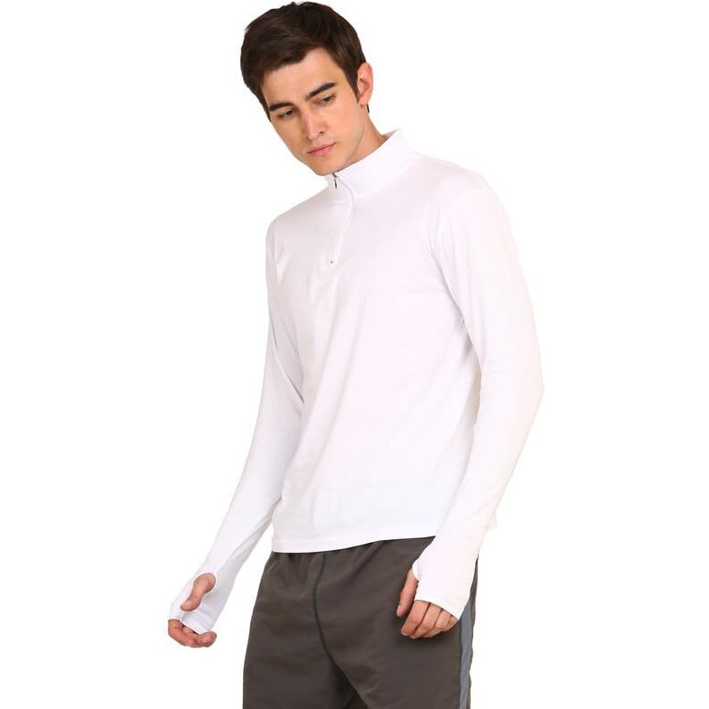 Ap'Pulse Men's 1/4 Zipper Hi Neck Thumbopen (Pack Of 2)