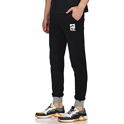 Amazon Brand - Symbol Men's Regular Track Pants (Trk17-01_Black 1_L)