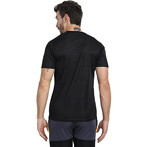 Ftx Men's Dri-Fit Round Neck T-Shirt Combo - Pack Of 3 (Black, Airforce Blue, Steel Grey - 723_2-723_5-723_8)