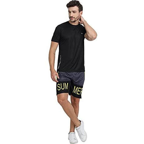 Ftx Men's Dri-Fit Round Neck T-Shirt Combo - Pack Of 3 (Black, Airforce Blue, Steel Grey - 723_2-723_5-723_8)