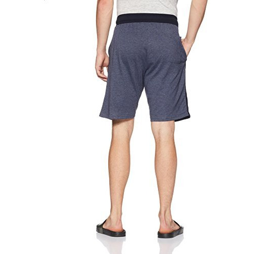 Amazon Brand - Symbol Men's Lounge Shorts (Ksh17-03_Blue Melange_Small)