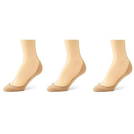 Digital Shopee Women's Skin Cotton Hidden Loafer Socks Ladies Invisible No Show Liners - (Pack Of 3) Free Size