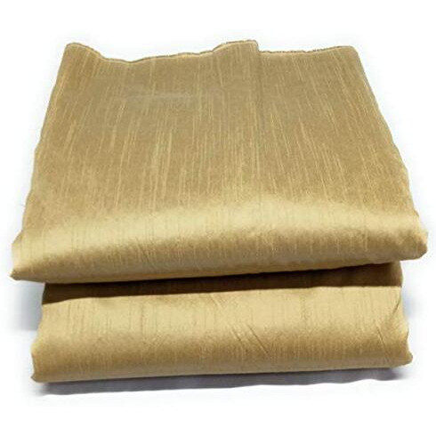 Men's Ethnic Raw Silk Solid Unstitched Shirt/Kurta Fabric Length 2.5 Meter (Beige)