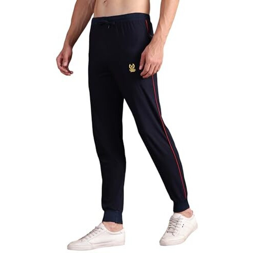 Mack Jonney Men Regular Fit Trackpants Blue X-Large Pack Of 1-D8Navy-Xl-Mack635623
