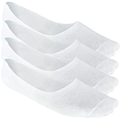 Heelium Bamboo No Show Socks For Men, Odour Free, Breathable Low Cut Socks, Pack Of 4