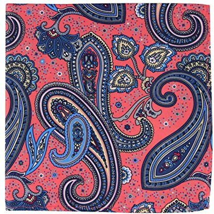 Peluche Charming Paisley Design Pocket Square For Men