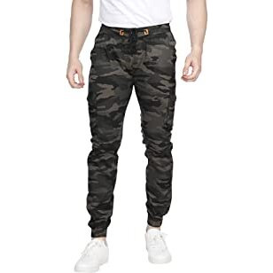 Wearilio Men's Regular Fit Cotton Blend Joggers (Wearilio 910_911_912 Joggers_Grey_2Xl)