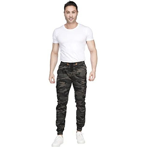 Wearilio Men's Regular Fit Cotton Blend Joggers (Wearilio 910_911_912 Joggers_Grey_2Xl)