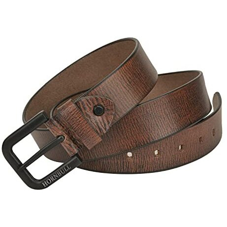 Hornbull Petersen Mens Leather Belt Brown Color | Leather Belt For Men | Casual Mens Belt