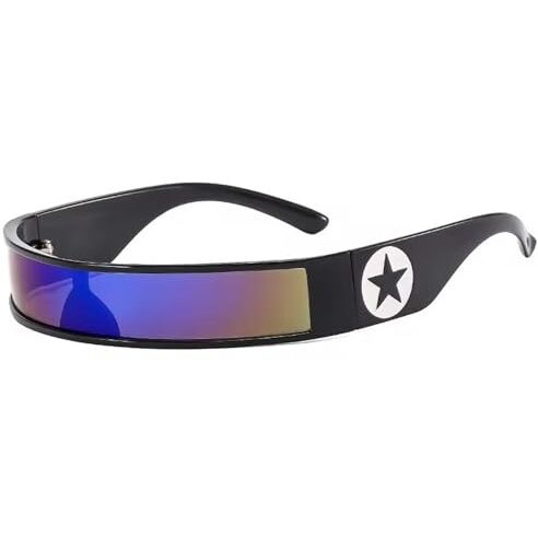 Augen Modern Rectangular Plastic Unisex Sunglasses Uv 400 Protected Medium Size (211-C3)