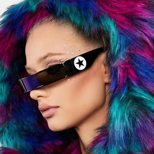 Augen Modern Rectangular Plastic Unisex Sunglasses Uv 400 Protected Medium Size (211-C3)