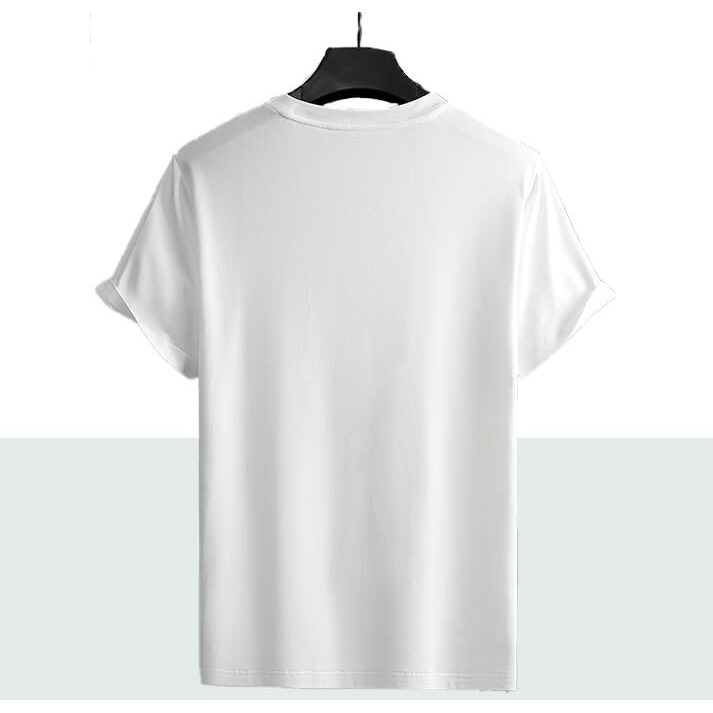 Thalasi Men Anime Oversized Baggy Fit T-Shirt | 100% Cotton | White | Anime Print | Round Neck | Half Sleeve