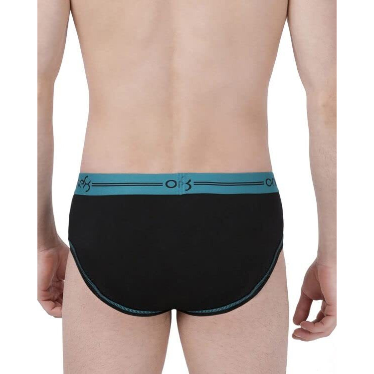 One8 By Virat Kohli Men's Cotton Brief (Pack Of 2) (203I_Brick Red/Black_X-Large_Brick Red/Black_Xl)