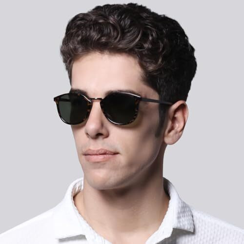 Nautica Men's - Women's Brown Oval Polarized | 100% Uv Protection (Uv 400) Green Lens Small Sunglass 3620P 226 51 S