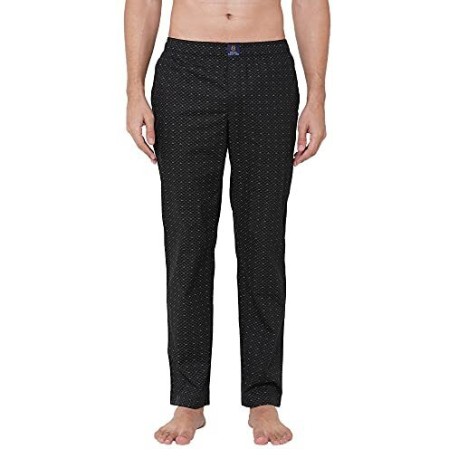 Urban Scottish Men's Lounge Pants 100% Cotton Men's Lounge Night Pant Comfortable Leisure-Wear Lower With An Elastic Waist-Band And Regular Fit Track Pants, Machine Washable Stay At Home-Uspj2127-Xxl