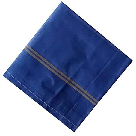 Dikhawa 100% Multi-Coloured Cotton Essential Formal Handkerchiefs For Men (Dark Colour Assorted_42Cm X 42Cm_Pack Of 12)