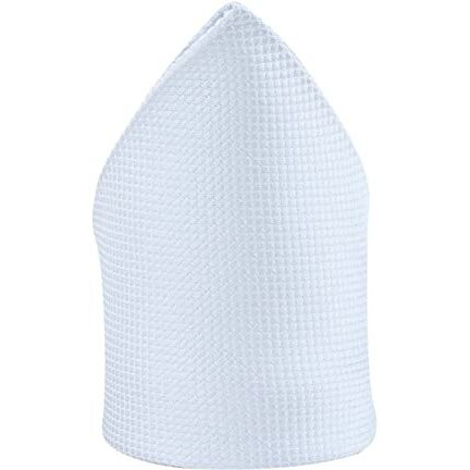 Kovove Grey Checkered Pocket Square For Men