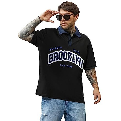 Jump Cuts Tshirt For Men || Casuals Printed T-Shirts || Oversized T-Shirt For Men || Polo Neck 3/4Th Sleeve || Beige Cottonblend T-Shirt