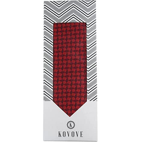 Kavove The Abstractzoid Red Necktie For Men