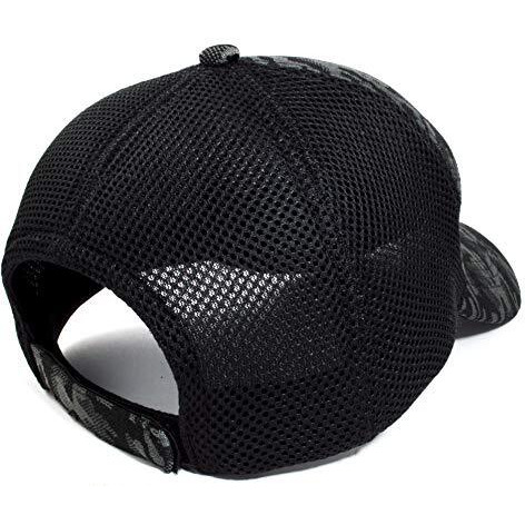 Coreteq Camouflage Casual Baseball Trucker Cap Half Net Mesh Free Size Unisex (Pack Of 1) (Smokey Grey, Fs)