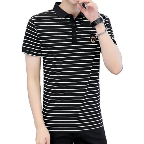 Jvx Men Tshirt || Tshirt For Men || Polo T Shirt || T-Shirt (Mrt-216) (In, Alpha, L, Black)