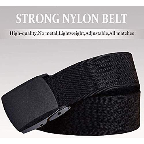 Edifier Unisex Nylon & Canvas Waist Belt (Blt064_09_Black)