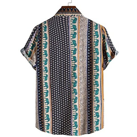 Dhruvi Trendz Men's Reguler Fit Western Shirt (Dt-Ms-6072_Blue L)