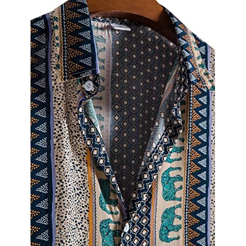 Dhruvi Trendz Men's Reguler Fit Western Shirt (Dt-Ms-6072_Blue L)