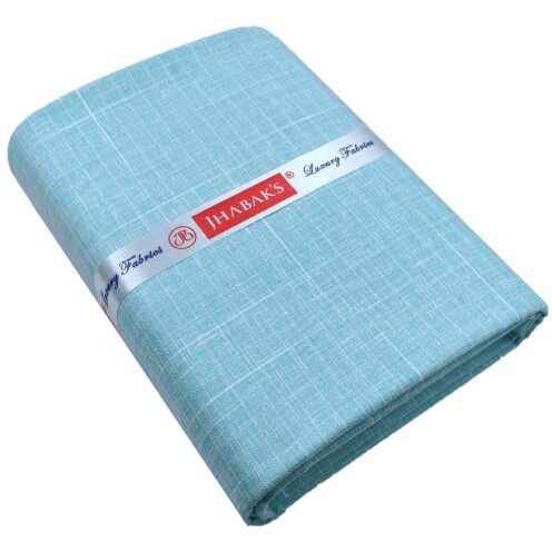 Jhabak's Premium Cotton Linen Blend Self Design Shirt & Kurta Fabric- Pack Of 4-2.25M Shirt Cloth Or 3M Kurta Material