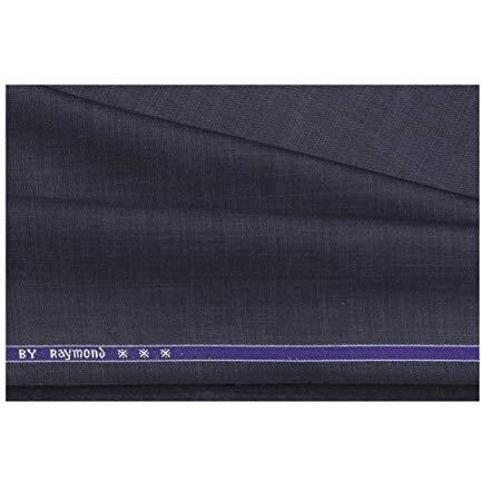 Raymond Quest Design Trouser Fabric 1Pc 1.2Meter Trouser Length For Men's Solid Blue