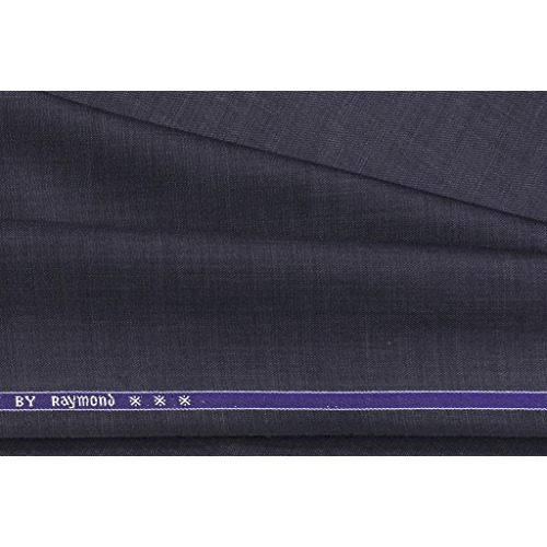 Raymond Quest Design Trouser Fabric 1Pc 1.2Meter Trouser Length For Men's Solid Blue